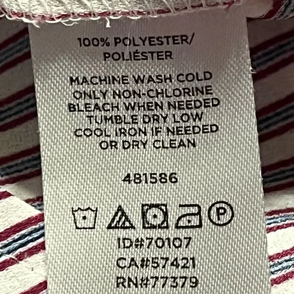 Loft Plus Blouse Pin Stripes Size 18 Keyhole Back - Picture 14 of 16